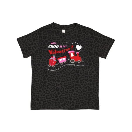 

Inktastic Will Choo Be My Valentine Valentine s Day Train Gift Toddler Boy or Toddler Girl T-Shirt