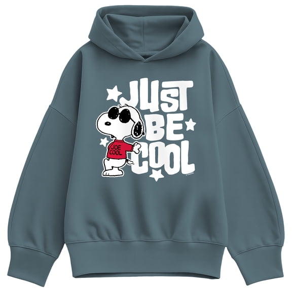 Peanuts - Just Be Cool - Women's Oversized Fleece Hoodie Sweatshirt