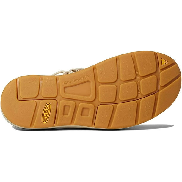 KEEN Mens Uneek Two Cord Sandals Natural Canvas Birch 9.5