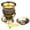 Bronze, variant on AM Regal Metal Incense Burner - Agarwood Powder Bakhoor Burner, Gold, 1 Count, 1 Pack