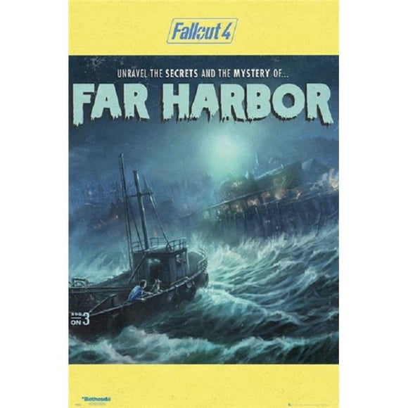 GB Eye XPE160507 Fallout 4 Secrets of Far Harbor Poster Print, 24 x 36