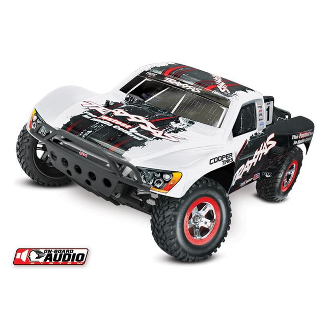 Traxxas TRA58034-2-WHT Oba Slash 2WD Ready to Run Monster Truck with On Board Audio, Radio & ID