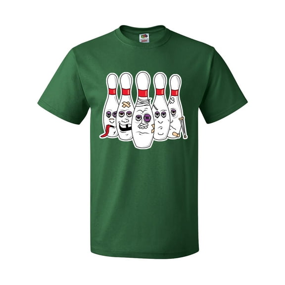 Inktastic Beat Up Bowling Pins T-Shirt