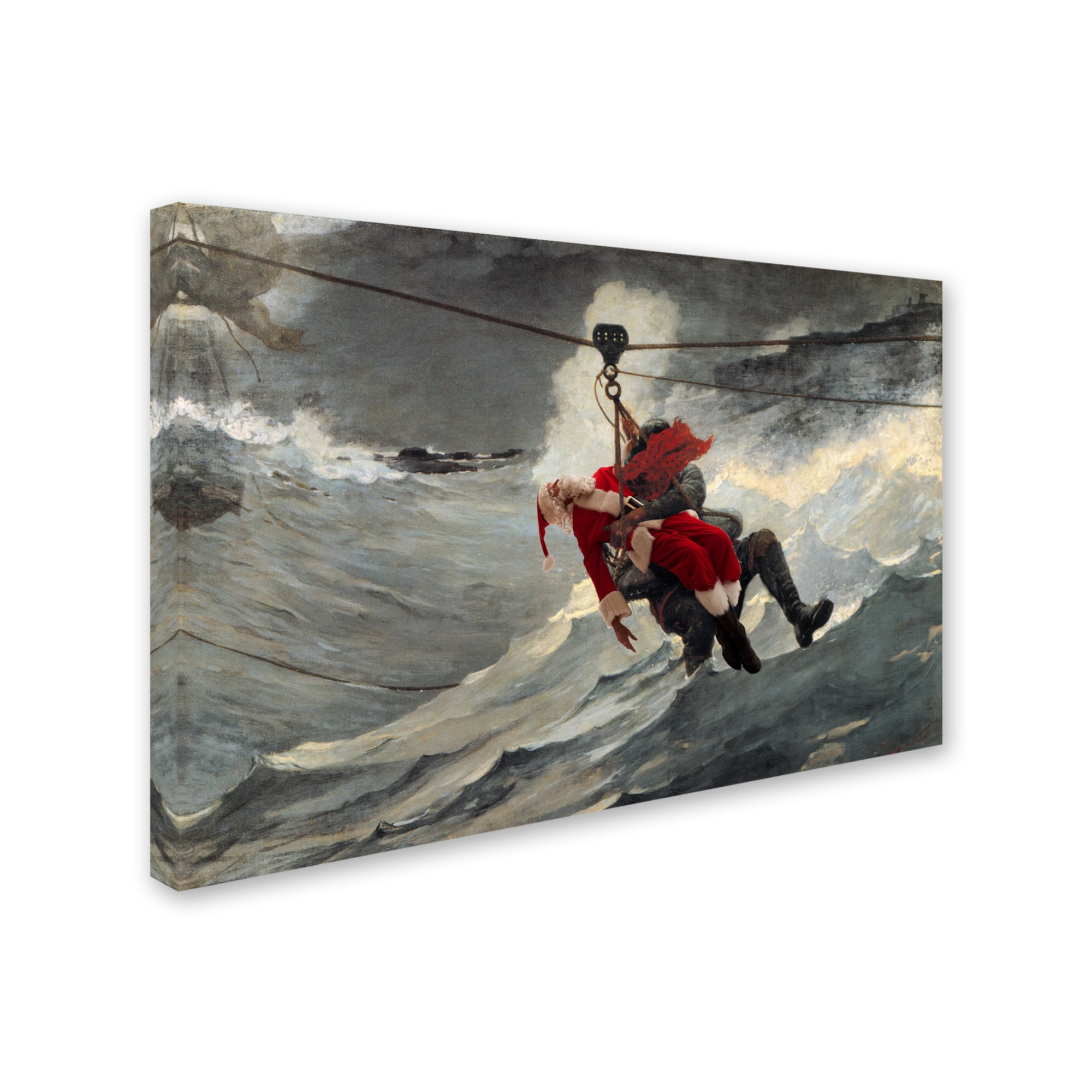 Trademark Fine Art 'Homer-The Life Line2' Canvas Art by Ed Wheeler