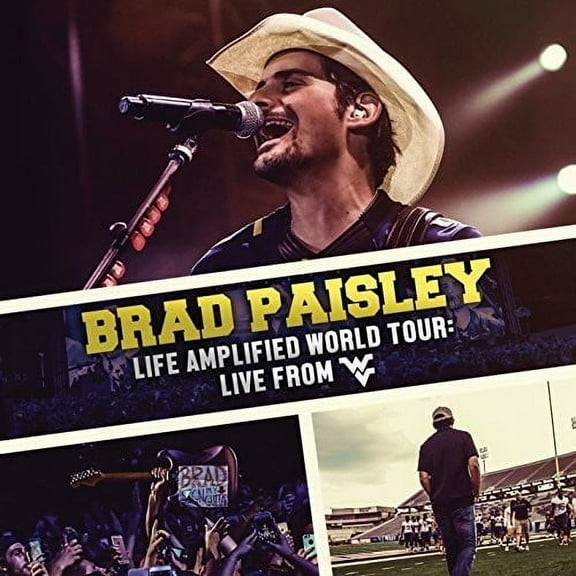 Brad Paisley - Life Amplified World Tour: Live From Wvu - Music & Performance - CD