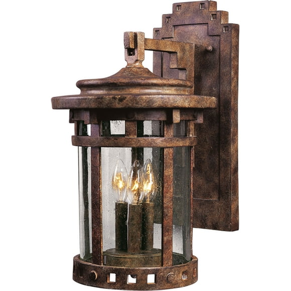 Maxim Lighting 3134CDSE Three Light Outdoor Wall Lantern 16" Sienna Finish
