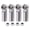 Silver, variant on NFTIGB 4PCS Metal Ball Joint Alloy for 1/10 RC Car 7.0mm Diameter M4 Thread 4 Straight Silver (3.94 inches / 10 cm)