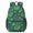 Paisley and Floral Blue Pattern, variant on Paisley and Damask Blue Pattern 17" Waterproof Oxford School Backpacks for Teens, S-Shape Padded Straps, for School, Travel, Hiking, Camping