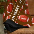 thumbnail image 3 of Lazaofficial Custom Football Blanket – Personalized Name & Jersey Number, Soft Fleece Throw, Sports Theme Gift for Fans & Players, 3 of 8