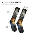 thumbnail image 2 of Picia Golden White Fire Dragon Printed Sports Compression Socks - 15-20mmHg Graduated Compression, High-Performance Soft and Breathable Socks for Men and Women, 2 of 5