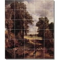 thumbnail image 1 of Ceramic Tile Mural-John Constable Country Painting 229. 40" w x 48" h using (30) 8 x 8 ceramic tiles, 1 of 3