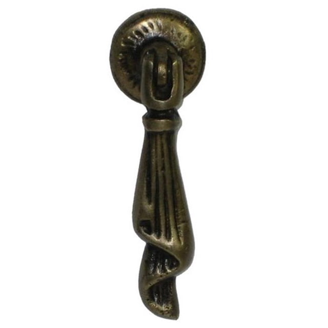 Gado Gado Hardware HTP1020 Teardrop Pull with Drape Motif Drop