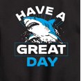 thumbnail image 3 of Instant Message - Have A Great Day Shark - Toddler & Youth Crewneck Fleece Sweatshirt, 3 of 6