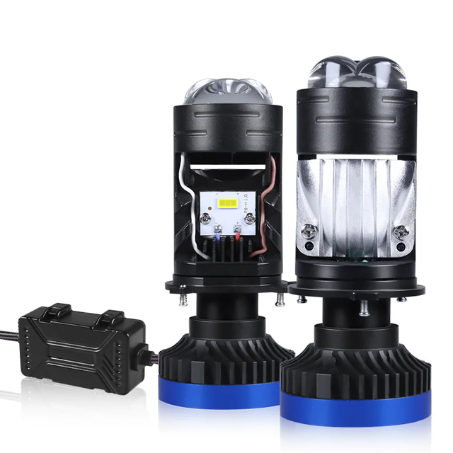 Foco láser doble T8 liuwei con control remoto integrado para coche y motocicleta