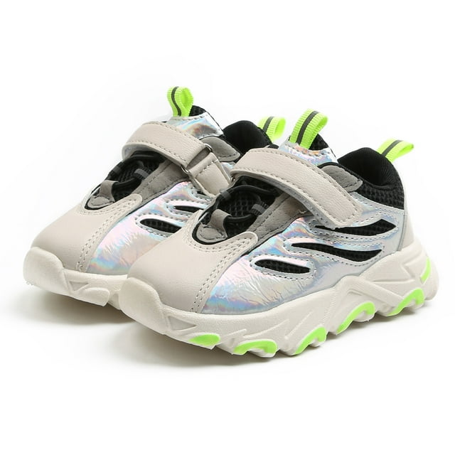 LSLJS Espadrilles pour Fille Chaussures pour Filles Enfants Tout-Petits Bébé Garçons Chaussures de Course Sport Espadrilles en Maille, Chaussures pour Enfant