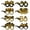 30 year old glasses, variant on 16Pcs Birthday Paper Glasses Decorations for Men Women - Black Gold 80th Happy Birthday Paper Eyeglasses Photo Props, Vintage 1945 Ninety Years Old Birthday Party Supplies