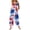 Deep Red(American Flag Stars), variant on 4th of July Jumpsuits for Women Independence Day American Flag Stars Sleeveless Jumpsuits Rompers Casual Adjustable Strap Jumpsuits Baggy Overalls Royal Blue L
