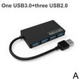4 Ports Hub USB 3.0 High Speed Adapter Desktop PC Multi Splitter U4Q8