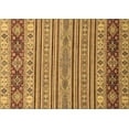 thumbnail image 1 of Ahgly Company Indoor Rectangle Abstract Brown Modern Area Rugs, 2' x 4', 1 of 4