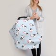 thumbnail image 3 of Haiem Cute Farm Cow Baby Nursing Cover & Nursing Poncho - Multi Use Cover for Baby Car Seat Canopy, Stroller Cover, 360°Full Privacy Breastfeeding Coverage, 3 of 9