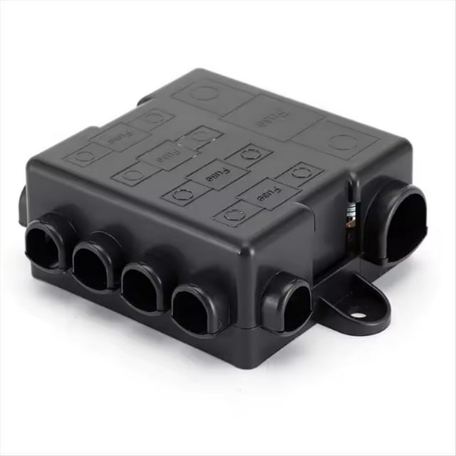 Caja de Fusibles de Distribución de Energía de Alta Resistencia para Portafusibles de 12-32 V para Reguladores de Voltaje de Automóviles, Barcos Vehículos.