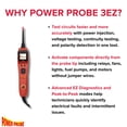 thumbnail image 4 of Power Probe PP3EZREDCS Circuit Tester with Learning and Diagnostics Mode for Easy Automotive Electrical and Component Testing for 12 to 24 Volts Electrical Systems – Tool Only, 4 of 6