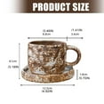 Picture of Ergonomic Handle Ceramic Drinking Cup Japanese Styles Coffee Mug and ...