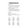 thumbnail image 6 of Uxcell 8-Digit Combination Padlock Push Button Locks for Locker Zinc Alloy Red 1pcs, 6 of 6