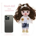 thumbnail image 4 of Aodebiao Silicone Doll Dress Up Princess Multi Joint Removable Gift 8.6 Inch Dolls For 3 4 5 6 Years Old, 4 of 9