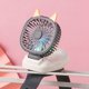 thumbnail image 4 of Uuiauoio Mini Portable Fan, Small and Powerful, Cute Design 3 Speed Personal Handheld fan and Desktop, Lightweight USB Rechargeable for Travel Lash Makeup Girl Women Summer Gift, 4 of 6