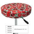 thumbnail image 4 of Lsque Cute Tomato Round Bar chair cushion covers Velvet Fabric Premium Comfort Protects from Scratches and Stains for 14-17 Inch Chair- 13 inch, 4 of 7