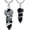 Obsidian, variant on St Michael Pendant for Men 925 Sterling Silver Saint Michael Necklace Catholic Archangel Michael Jewelry Gifts, w/Stainless Steel Chain 22"+2"
