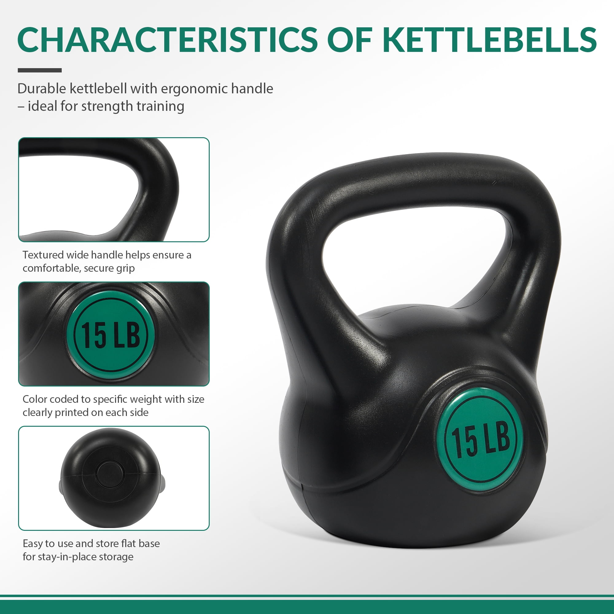 Signature Fitness Soft Kettlebells - Sea And Iron Sand Filled - 11