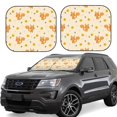 thumbnail image 2 of Picia Squirrel And Leaves 2 Piece Car Windshield Sun Shade Foldable | Foldable Sun Shield for Front Window Blocks UV Rays and Keeps Your Vehicle Cool-, 2 of 7