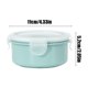 thumbnail image 3 of Caja Circular Sellada para Conservar Alimentos Frescos | Mini Refrigerador y Lonchera | Contenedor Hermético para Refrigerios, Sobras y Comidas Preparadas | 11 X 11 X 5,2 Cm | Rosa, Azul y Verde, 3 of 6