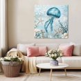 thumbnail image 5 of Wall Art Painting on Canvas, Canvas Art Home Prints Wall Art Framed Modern Artwork for Living Room Bedroom Wall Decor 16x16in, 5 of 9