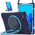 thumbnail image 2 of Funda colorida para Samsung Tab A7 de 10,4 pulgadas T500 con correa para el hombro, soporte de anillo ajustable grande y protección contra golpes., 2 of 5