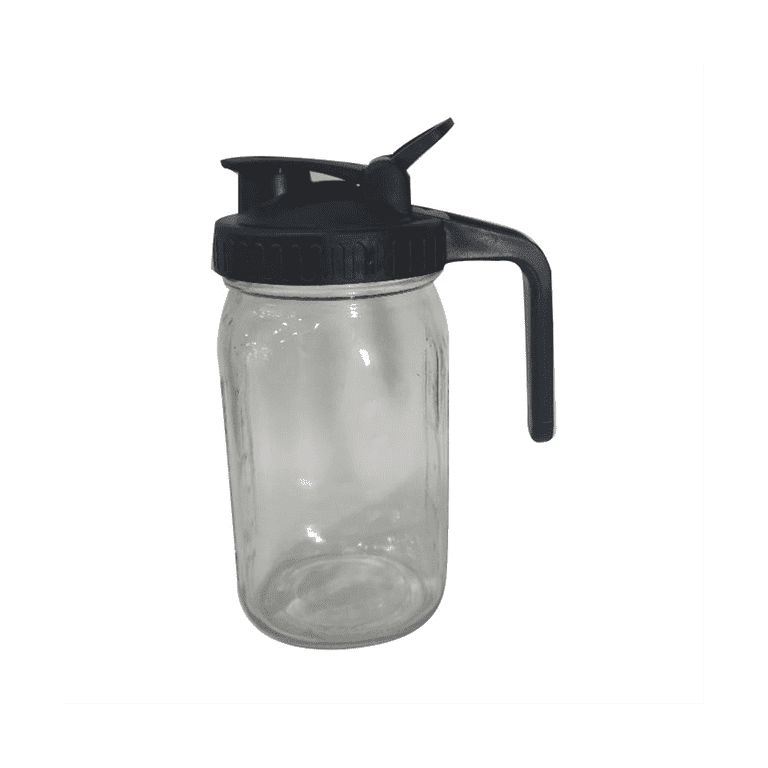 32Oz Mason Jar Pour Spout Lid -Glass Pitcher with Lid ,Breast Milk  Pitcher,Seal for Juice,Milk,Coffee,Tea,Lemonade,Drink