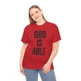 thumbnail image 3 of DJH Apparel | God Is Able Inspirational Christian Unisex T-shirt, 3 of 6
