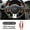 Carbon Style RD, variant on ABS Carbon Fiber Forged Pattern Steering Wheel Paddle Shifter Extension For Subaru BRZ Impreza WRX Legacy XV Crosstrek Forester.