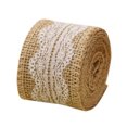 thumbnail image 1 of CAROOTU Rustic Burlap Lace Ribbon Roll for Burlap Decoration Wedding Party Decor Home Embellishment DIY, 1 of 7