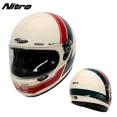 thumbnail image 3 of Casco de motocicleta NITRO de forforUK, casco integral retro para hombre y mujer, casco de locomotora Ha Bluetooth Cruise Ray con certificación 3C, 3 of 5