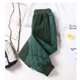 thumbnail image 4 of Pantalones holgados con bolsillos para mujer, ropa exterior de cintura alta, ajustados, cálidos, gruesos, de algodón, Invierno, 4 of 5