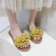 thumbnail image 5 of Sandalias de verano para mujer, sandalias planas con nudo de lazo, zapatos romanos, sandalias informales con punta abierta Wmkox8yii ytu8554, 5 of 7