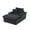 Dark Gray, variant on Miniyam 52 in Comfortable Cushioned Compression Single Seat Sofa with Footrest Design, White Chaises for Living Room, Bedroom