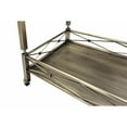 thumbnail image 3 of 32" X 16" X 30" Antique Brass Metal Serving Cart, 3 of 4