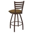 thumbnail image 2 of 410 Jackie 30" Swivel Bar Stool with Black Wrinkle Finish and Canter Saddle Seat, 2 of 4