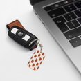 thumbnail image 6 of Naloa Snake Around Heart Print Keyfob with Split Key Ring and Print Labels, Key Labels Key Chain Tags, Luggage Tags, Car Key Chain Ring Keyfob Gift, 6 of 7