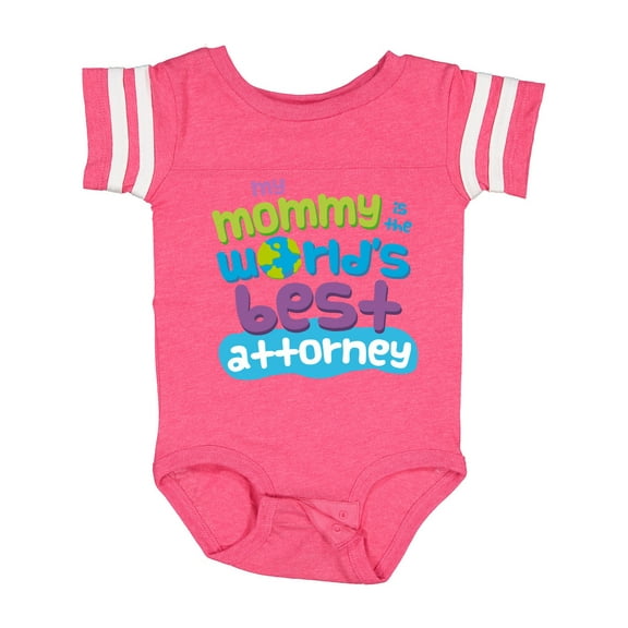 Inktastic Attorney Mom Quote Gift Boys or Girls Baby Bodysuit