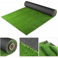thumbnail image 2 of Realistic Synthetic Artificial Grass Mat 65x 5ft with 3/8" Grass Blades Height Indoor Outdoor Garden Lawn Landscape Turf for Pets,Swimming Pools, Gardens, Schools, Faux Grass Rug with Drainage, 2 of 9